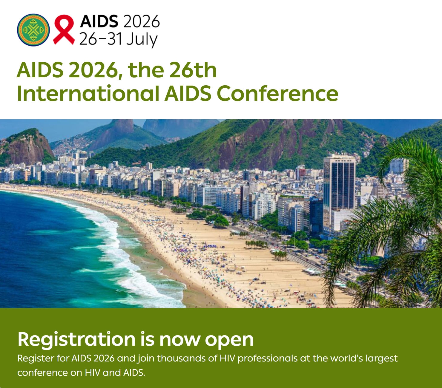 Відкрито реєстрацію на конференцію ”AIDS 2026”: RETHINK. REBUILD. RISE.